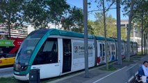 Los tranvías de Barcelona, parados por el apagón eléctrico
