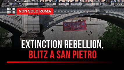 Difendere la terra, non i confini il blitz di Extinction Rebellion a San Pietro