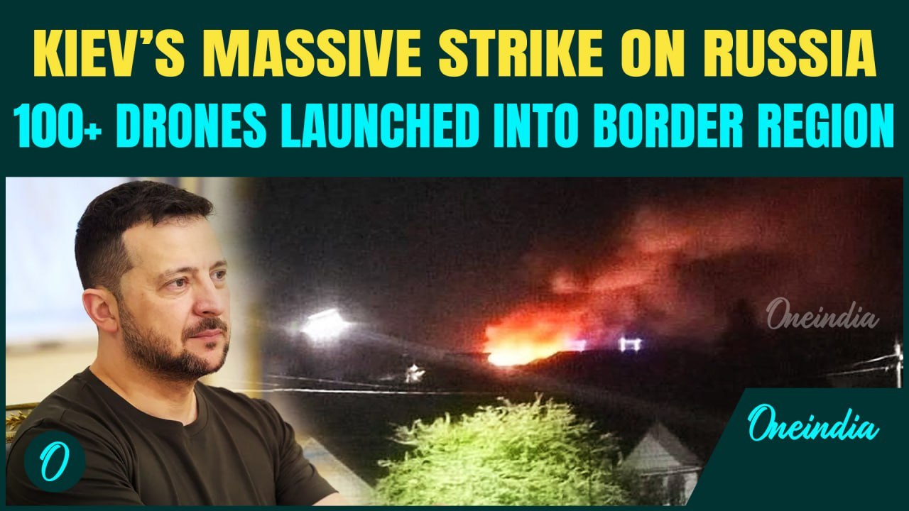 Ukraine strikes back after Putin’s Kursk claim. Massive drone strike into Russia. 1 killed.