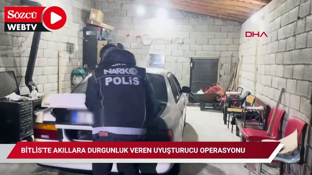 Bitlis'te akıllara durgunluk veren uyuşturucu operasyonu: Köpekleri de alet etmişler