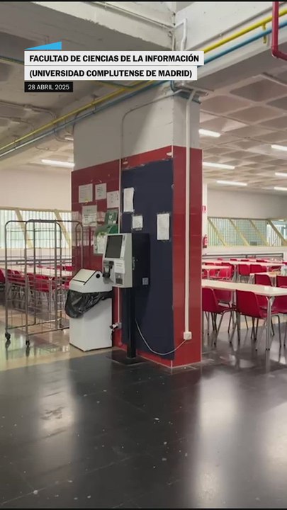 Apagón en la Universidad Complutense de Madrid