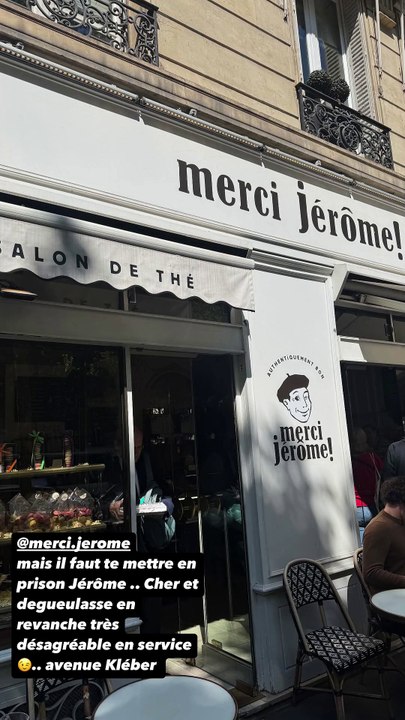 Philippe Caverivière n'a pas aimé manger dans le salon de thé merci Jérôme! dans le 16e arrondissement de Paris