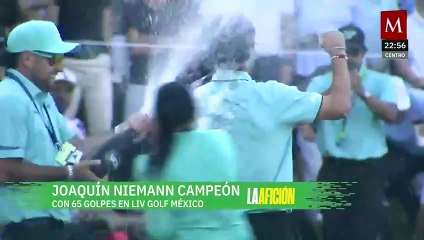 Joaquín Niemann y Legion XIII triunfan en la primera edición de LIV Golf México