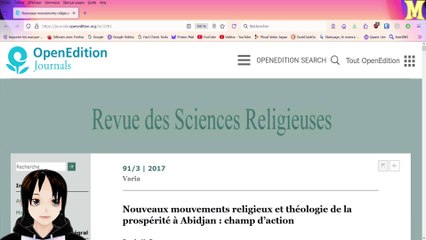Lecture - Nouveaux mouvements religieux et théologie de la prospérité à Abidjan : champ d’action - Denis K. Dagou