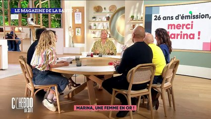 Marina Carrère d'Encausse dans "C l'hebdo" sur France 5