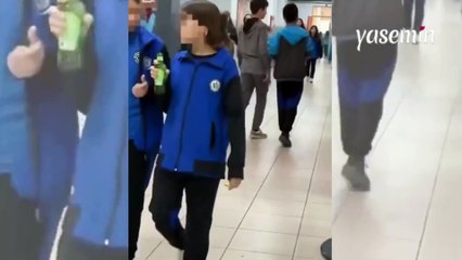 Ortaokul öğrencilerine sosyal deney: "Yerdeki çöpü kim alacak?"