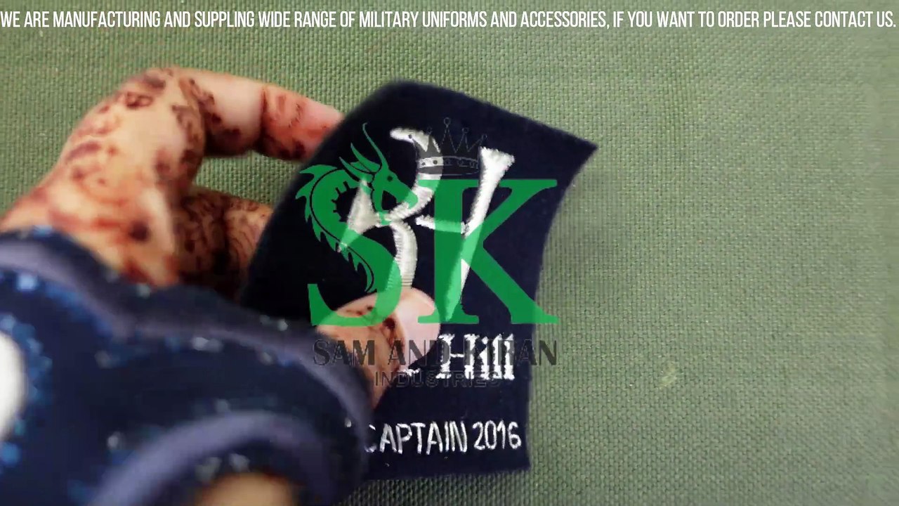 Hand Embroidered Badges, Custom Hand Embroidery Badges & Patches