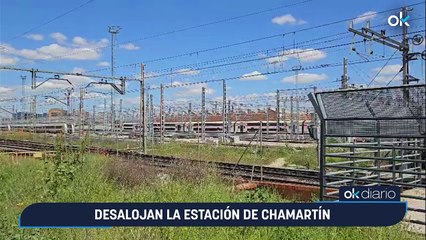 Desalojan la estación de Chamartín
