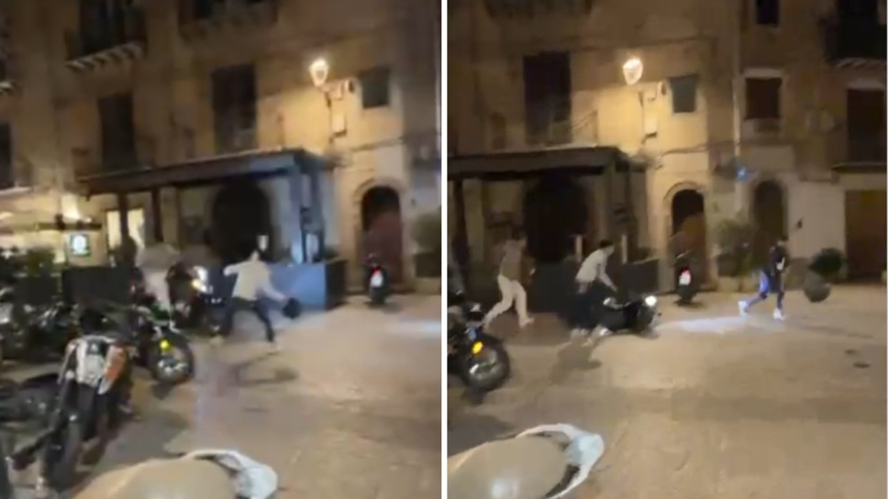 Gli attimi di tensione in strada a Monreale prima degli spari: un ragazzo tenta la fuga in moto ma viene colpito con un casco