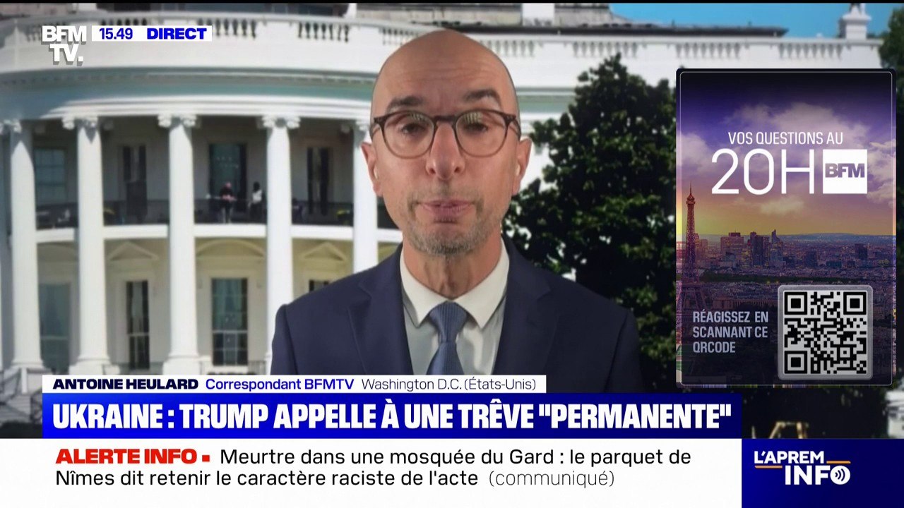Cessez-le-feu de 3 jours en Ukraine: Donald Trump appelle à une trêve "permanente"