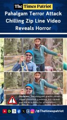 Pahalgam Terror Attack | Chilling Zip Line Video Reveals Horror