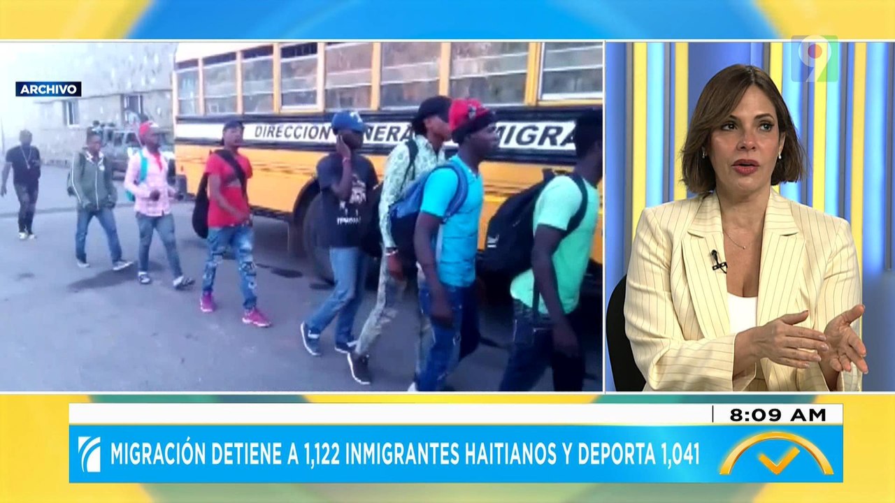 Migración detiene a 1,122 inmigrantes haitianos y deporta a 1,041  | El Despertador