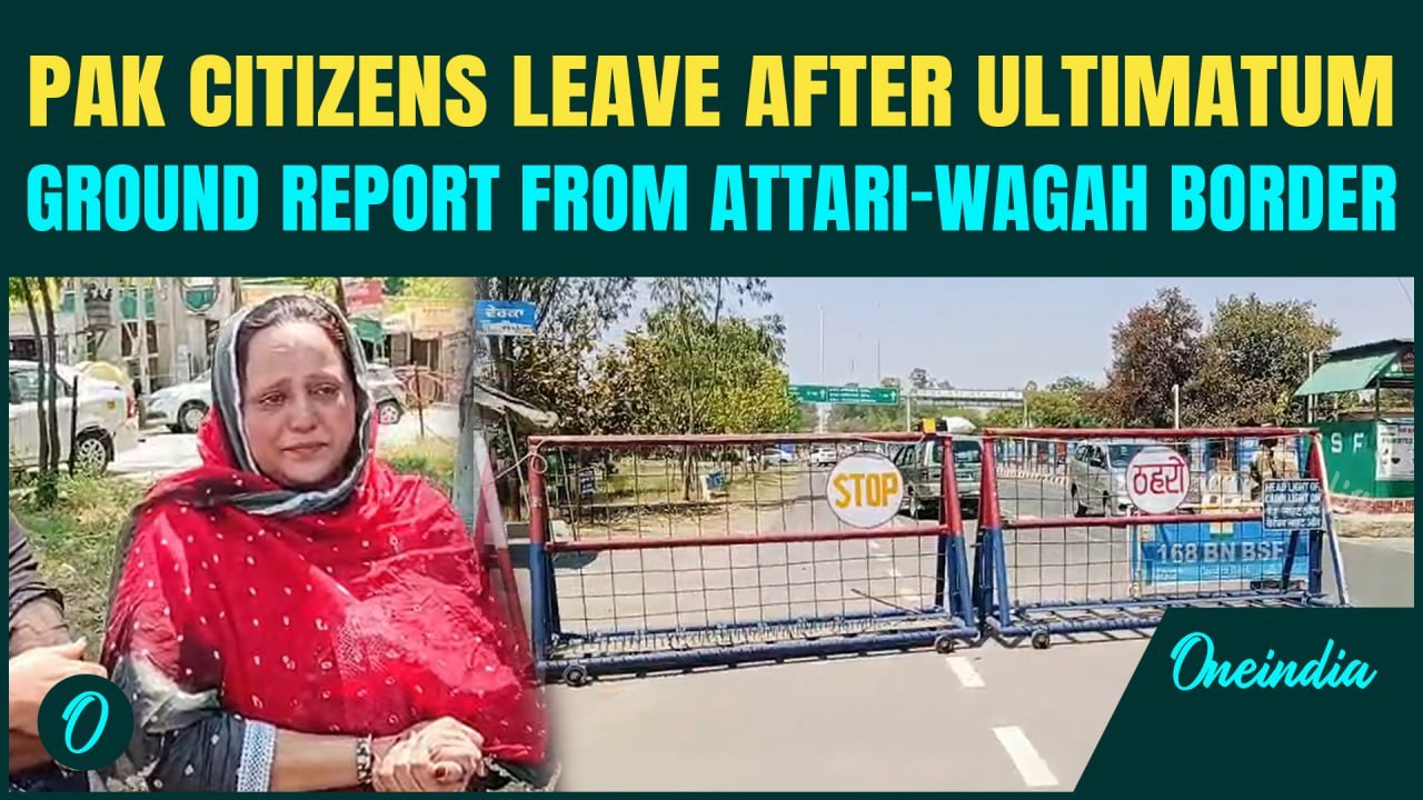Ground Report From Attari-Wagah boder|Pak citizens leave India| Emotional Scenes| Oneindia