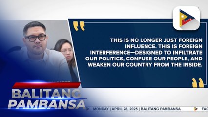 House leaders reminds public to not vote for pro-China candidates