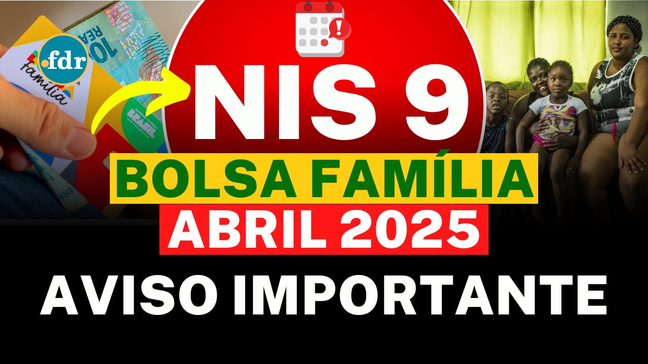 DINHEIRO CAIU NA CONTA: NIS 9 do BOLSA FAMÍLIA acabou de receber o PAGAMENTO desse mês