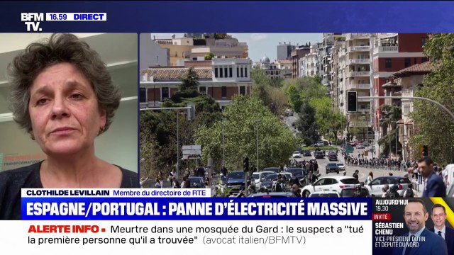 Pannes d'électricité massives en Espagne et au Portugal: Nous avons retrouvé l'alimentation des foyers français , assure Clothilde Levillain (membre du directoire de RTE)