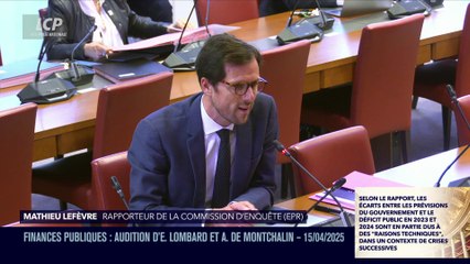 La séance est ouverte ! - Prévisions de finances publiques : audition d'E. Lombard et A. De Montchalin - 15/04/2025