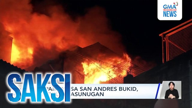 50 pamilya sa San Andres Bukid, Maynila, nasunugan | Saksi