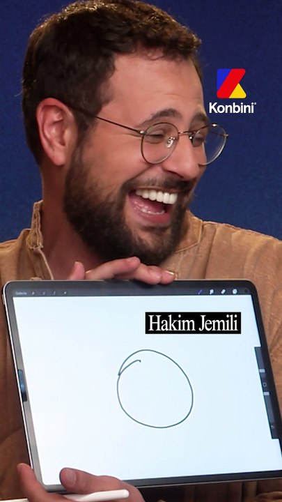 À 12 ans, ils étaient comment ? Laura Felpin et Hakim Jemili se dessinent mutuellement...