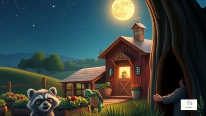 🌙 Rosie the Raccoon and the Midnight Snack – A Sweet Nighttime Adventure! 🌟