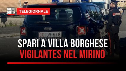 Villa Borghese, spari contro i vigilantes