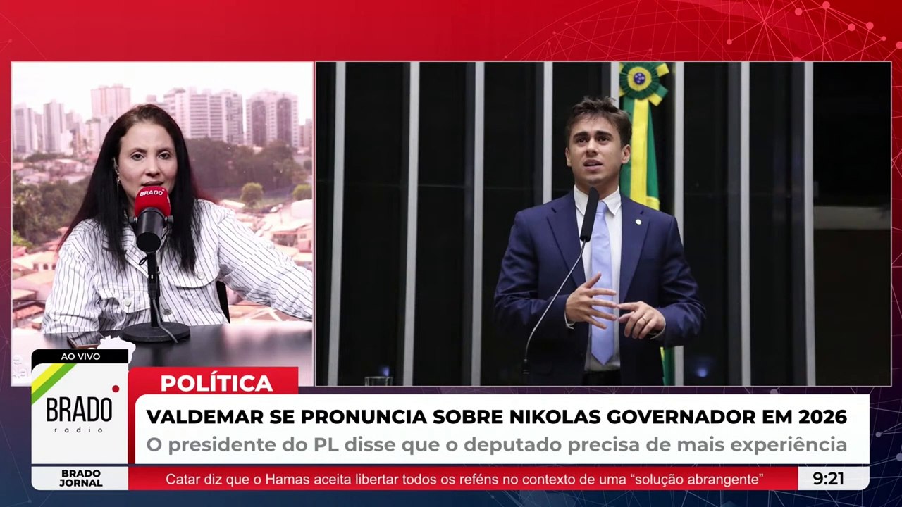 NIKOLAS QUER SER GOVERNADOR OU SENADOR MAS VALDEMAR NÃO DEIXARÁ