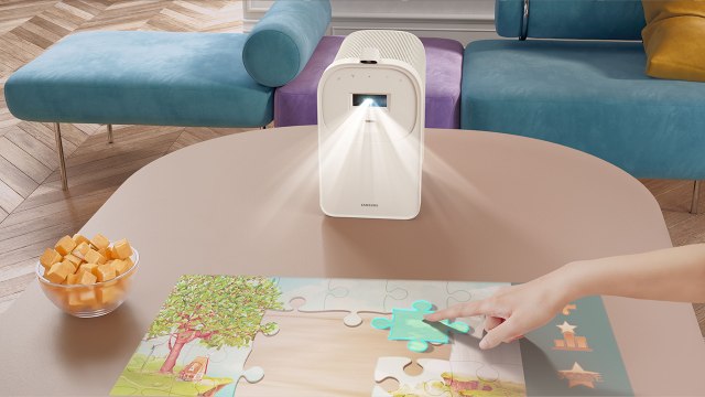 [기업] 삼성전자, 터치 가능한 가정용 프로젝터 '더 프리미어 5' 출시 / YTN