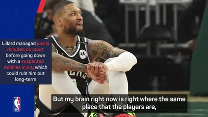 'Human part of job is really tough' - Rivers on serious Lillard injury