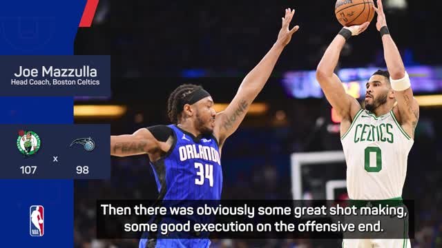 Mazzulla praises defense as Celtics secure big win at Orlando