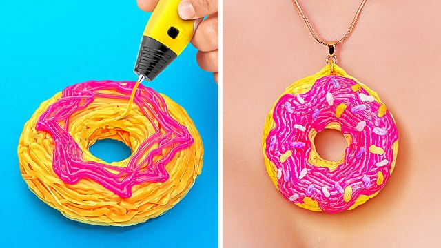 SUPER ASTUCES DE BIJOUX EN STYLO 3D || Accessoires DIY Que Vous Porterez Sûrement par 123 GO! SCHOOL