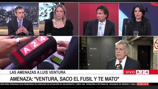LUIS VENTURA RECIBIÓ AMENAZAS DE MUERT3 Y LE DIERON BOTÓN ANTIPÁNICO: LOS MENSAJES