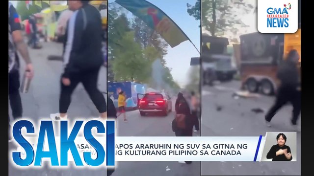 11 nasawi matapos araruhin ng SUV sa gitna ng pagdiriwang ng kulturang Pilipino sa Canada | Saksi