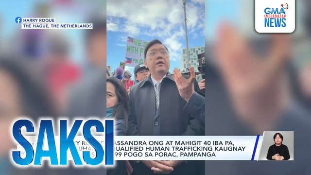 Harry Roque, Cassandra Ong at mahigit 40 iba pa, kinasuhan ng qualified human trafficking kaugnay sa Lucky South 99 POGO sa Porac, Pampanga | Saksi