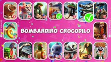 Guess The ITALIAN BRAINROT AI Animals Memes Part 1 Bombardiro Crocodilo Tralalero Tralala
