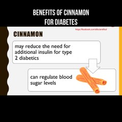 Benefits of cinnamon for diabetes