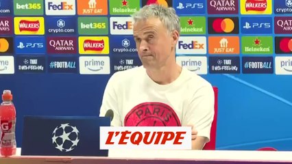 Luis Enrique : «Il n'y a qu'un chemin possible pour écrire l'histoire» - Foot - C1 - PSG