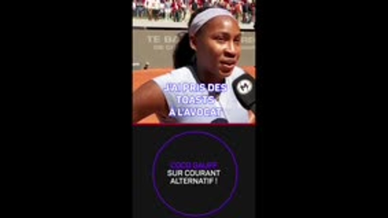 Madrid - La drôle d’interview de Coco Gauff interrompue par la coupure de courant en Espagne