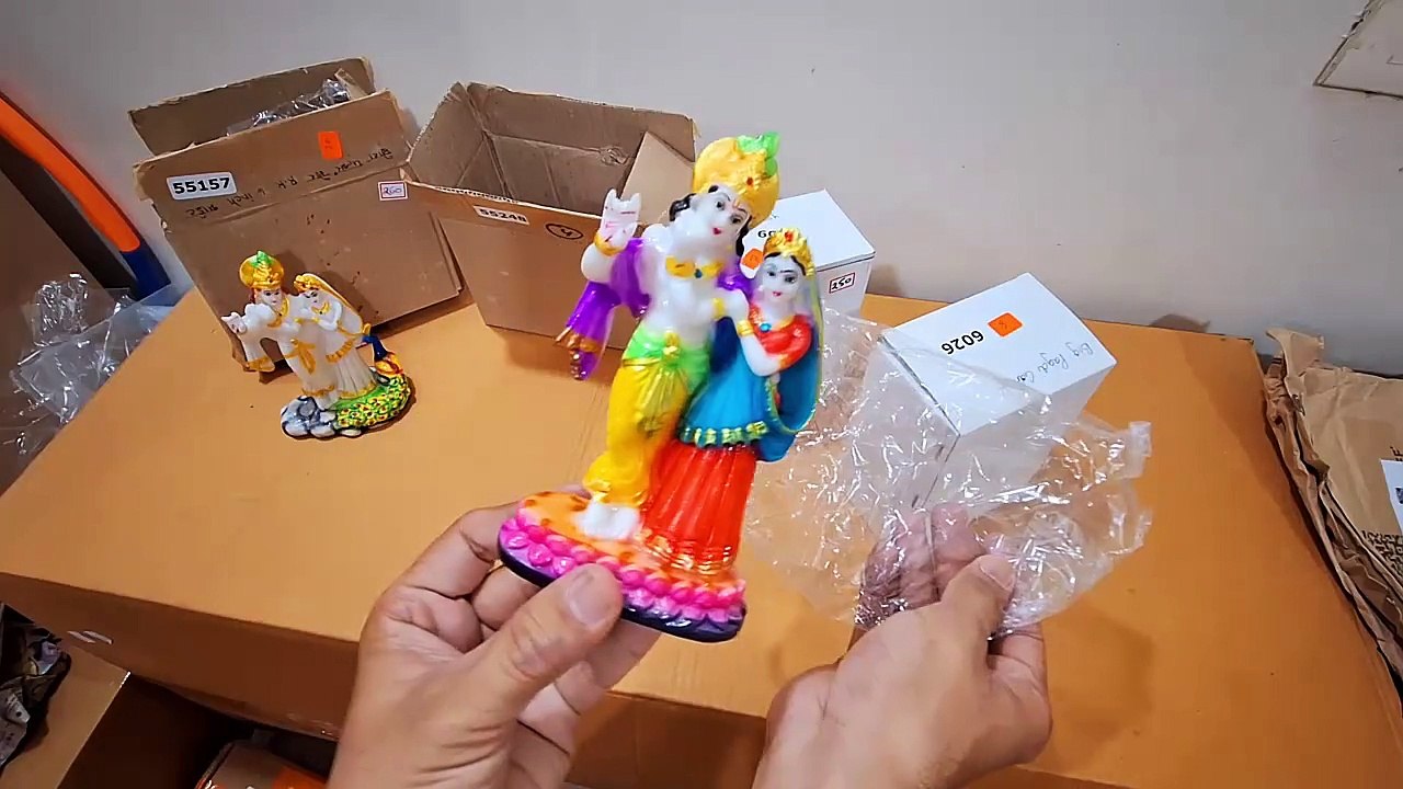 Handcrafted Radha-Krishna Idol for Home Decor - Exquisite Divine Love Statue for Puja Rooms, Festivals, and Gifting