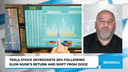 Tesla Stock Skyrockets 20% Following Elon Musk's Return and Shift From DOGE