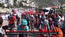 60. Cumhurbaşkanlığı Türkiye Bisiklet Turu'nun 2'nci etabı tamamlandı