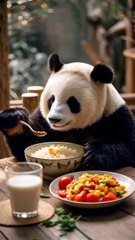 Panda’s Morning Adventure: From Wake-Up Call to MasterChef 🍳
