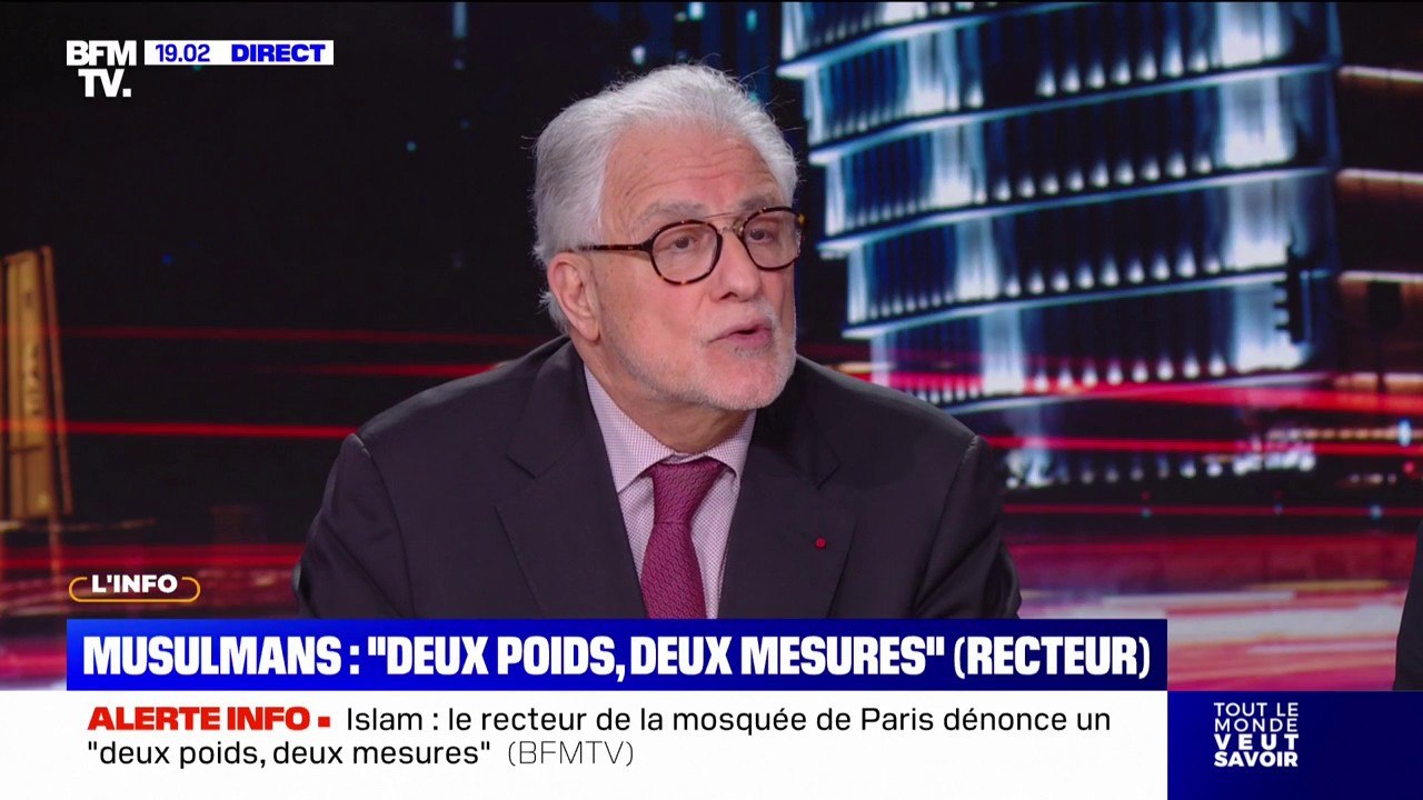 Meurtre dans une mosquée du Gard: "Cette mort doit reconstituer le tissu social", assure Chems-Eddine Hafiz (recteur de la Grande mosquée de Paris)