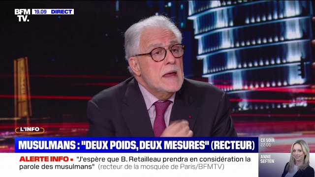 Chems-Eddine Hafiz, recteur de la Grande mosquée de Paris: Le voile ne devrait pas exister en France […] mais on ne doit pas stigmatiser les femmes qui veulent le porter
