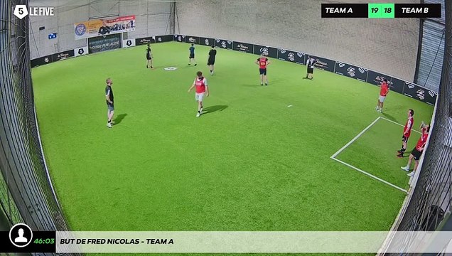 But de Fred Nicolas - Team A