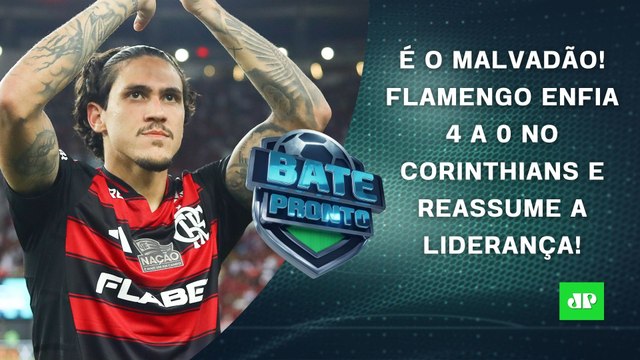 O MENGÃO HUMILHOU! Flamengo MASSACRA Corinthians e ASSUME A LIDERANÇA do Brasileirão! | BATE-PRONTO