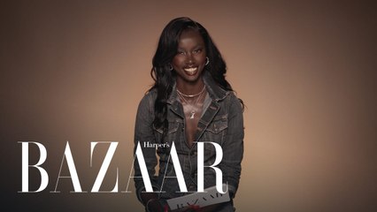 Anok Yai Talks Career Beginnings, The Met Gala, and Karl Lagerfeld | All About Me | Harper's BAZAAR