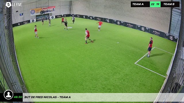 But de Fred Nicolas - Team A