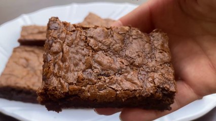 No Oven Chocolate Fudge Brownies Recipe