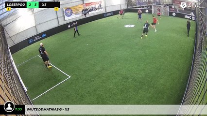 Faute de Mathias G - X5