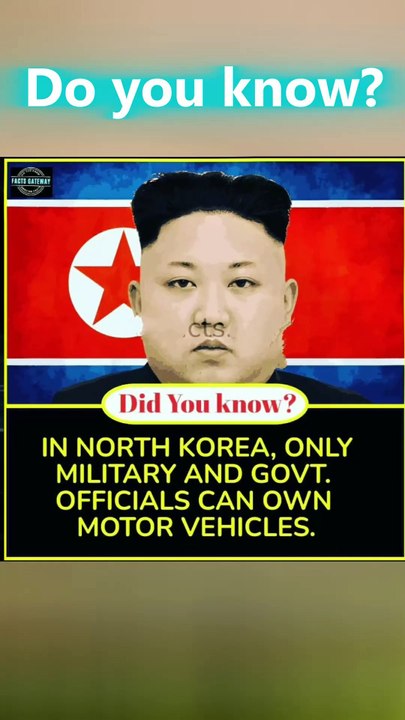 Only Military and Government Officials Can Own Cars in North Korea 🚗🇰🇵 | Shocking World Facts